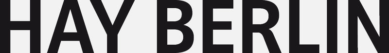 Welcome to HAY BERLIN's online shop. HAY BERLIN is a modern-day store, that offers quality furniture, accessories and lighting. We started our first store in 2007 and since March 2012 we have been an official HAY Partnerstore. Torstraße 42, 10119 Berlin, Germany, hay@hayberlin.de, +49 30 2809 4878