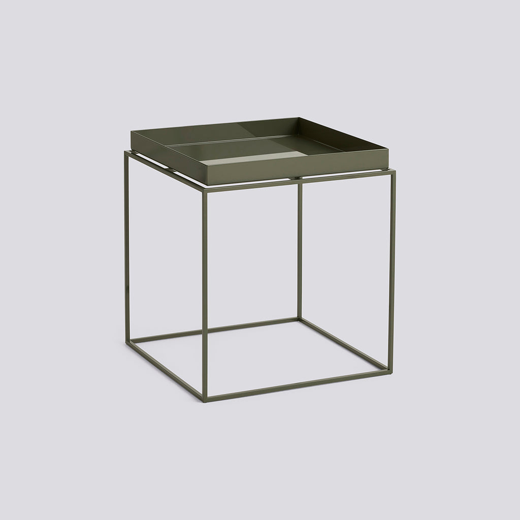 Tray Table — New Colour - Medium L40 x W40 x H44 - Olive green