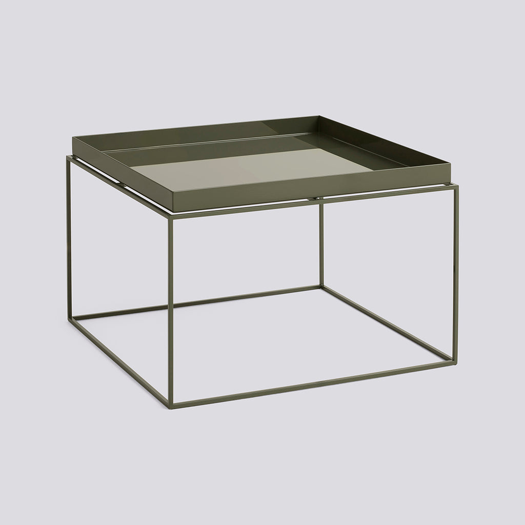 Tray Table — New Colour - Coffee L60 x W60 x H39 - Olive green