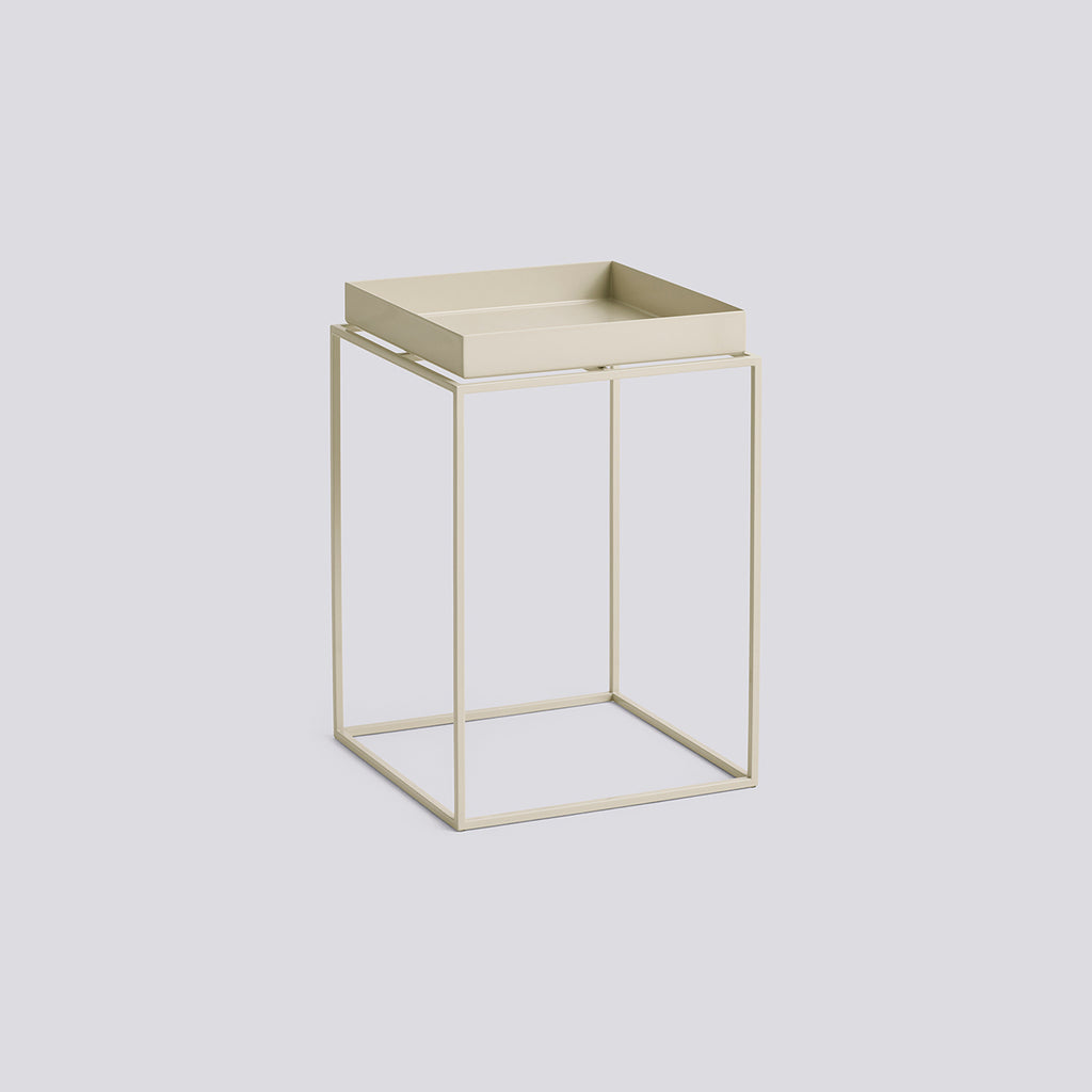 Tray Table — New Colour - Small High L30 x W30 x H44 - Warm beige