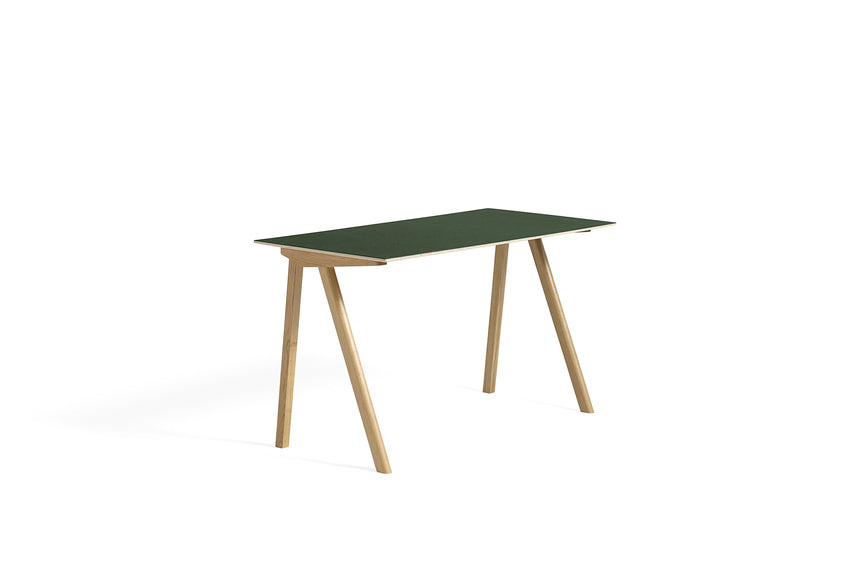 【HAY】CPH90 Copenhague Desk CPH90, Lacquered oak, Linoleum grey | Hay