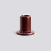Tube Candleholder - Small - Chestnut brown