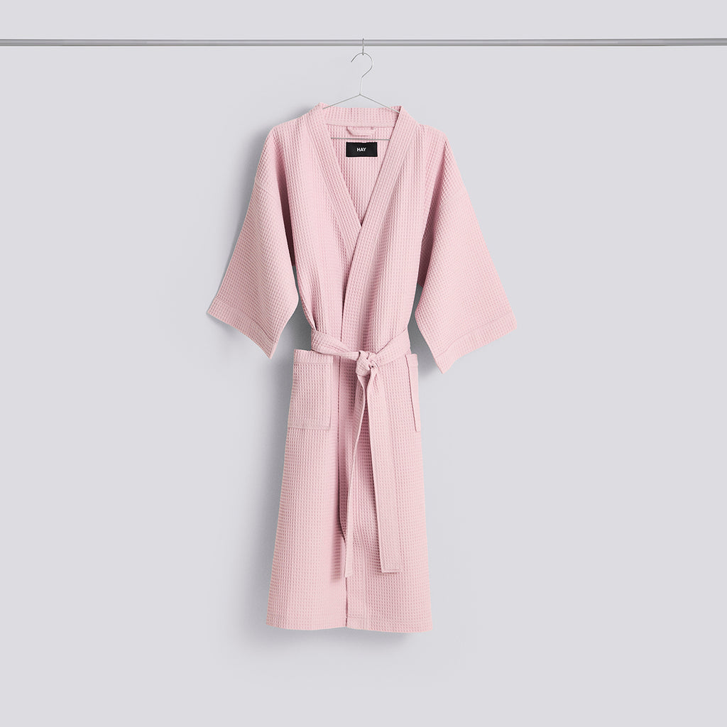 Waffle Bathrobe - Cool pink - Cool pink
