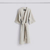 Waffle Bathrobe - Stripe dusty blue - Stripe dusty blue