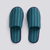 Waffle Slippers - Stripe petrol blue - Stripe petrol blue