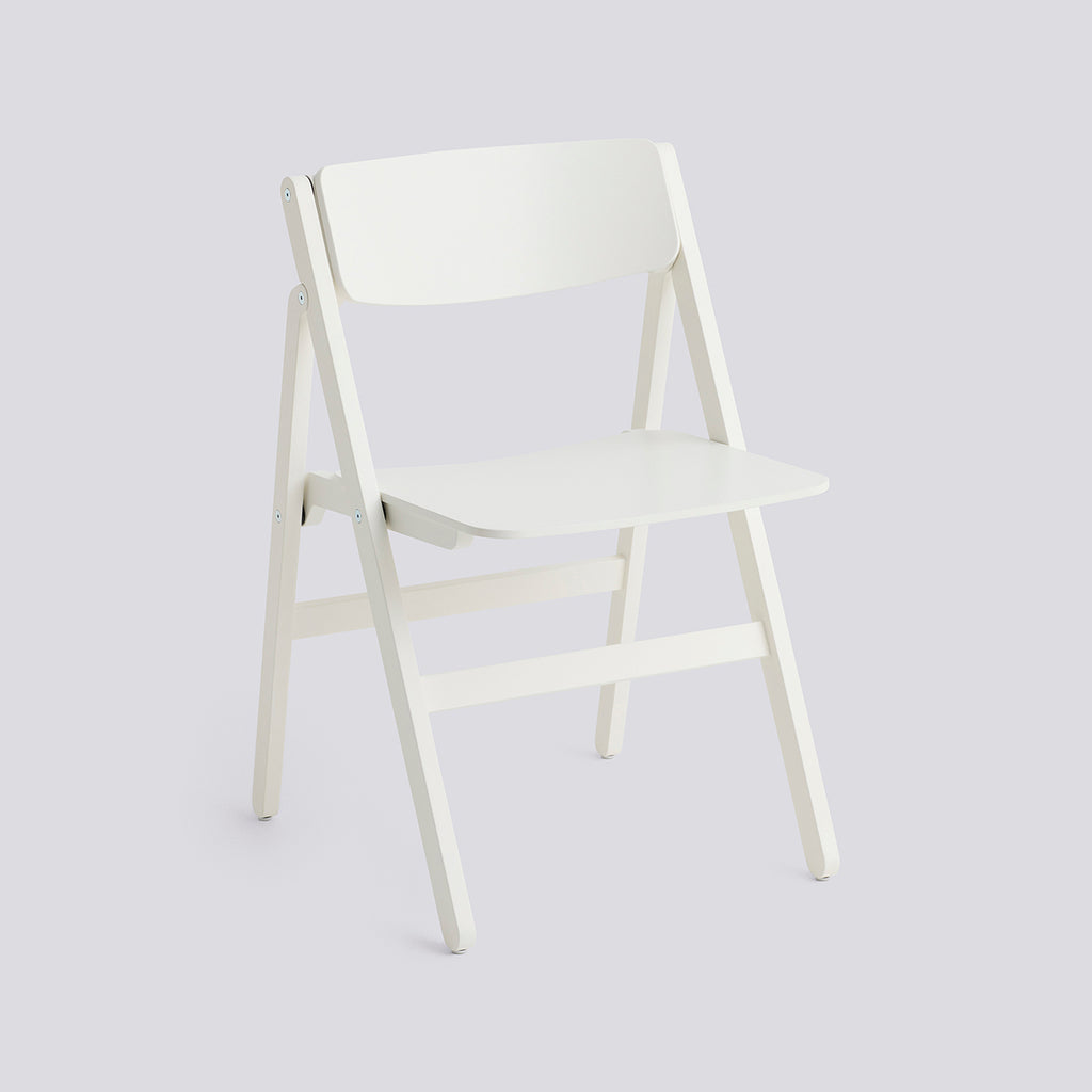 Backflip Chair - Cream white water-based lacquered beech