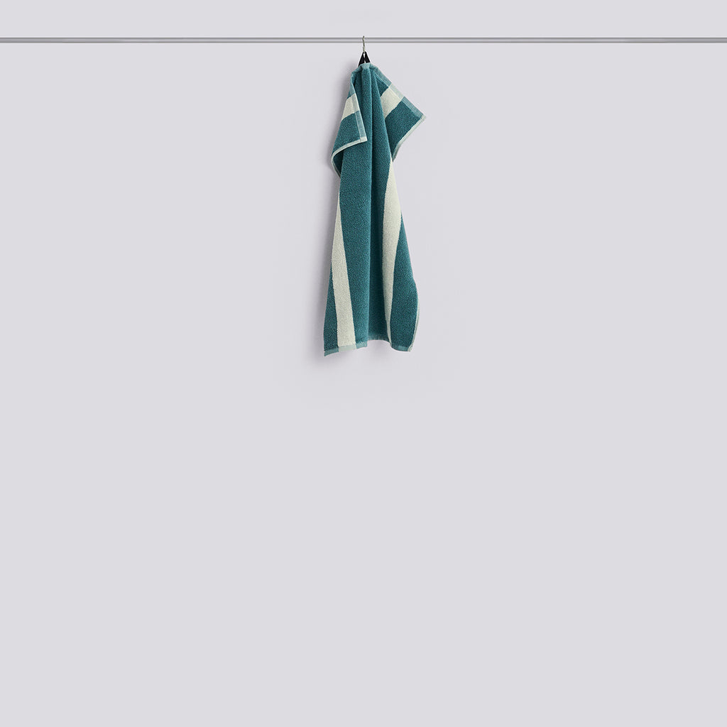 Stripe Hand Towel - W40 x L60 - Petrol blue