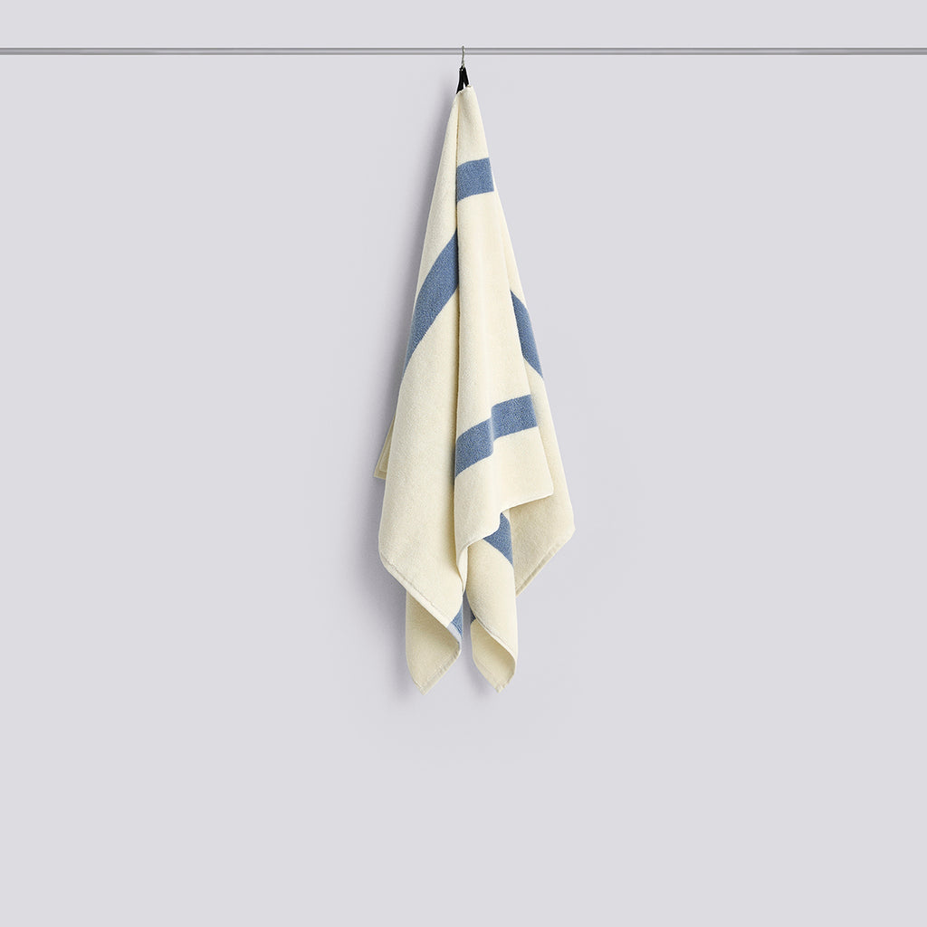 Stripe Bath Towel - W70 x L140 - Dusty blue