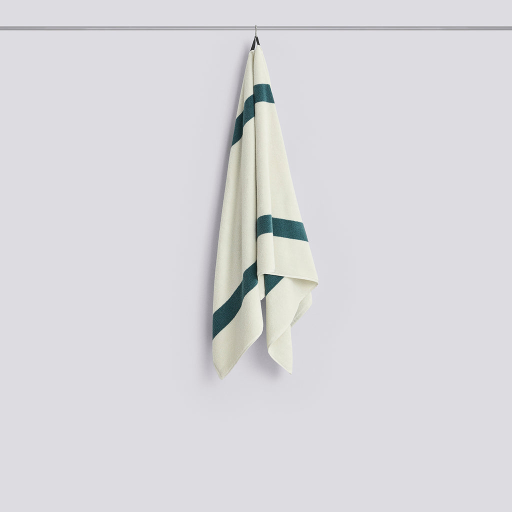 Stripe Bath Towel - W70 x L140 - Petrol blue