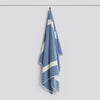 Stripe Bath Sheet - W100 x L150 - Dusty blue