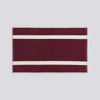 Stripe Bath Mat - W50 x L80 - Burgundy