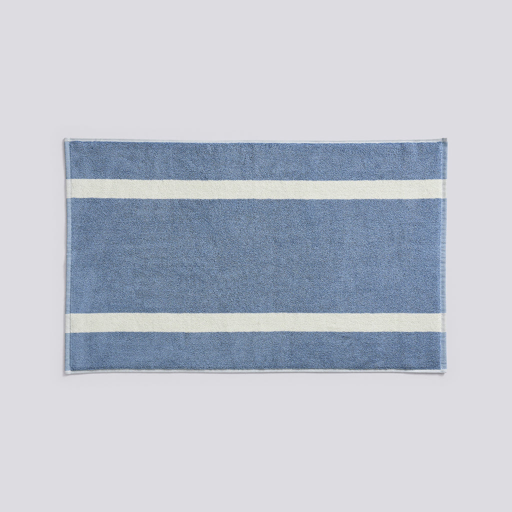 Stripe Bath Mat - W50 x L80 - Dusty blue