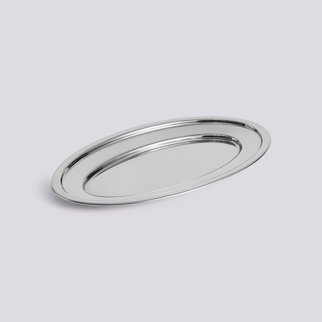 Essential Steel Oval Dish - Medium