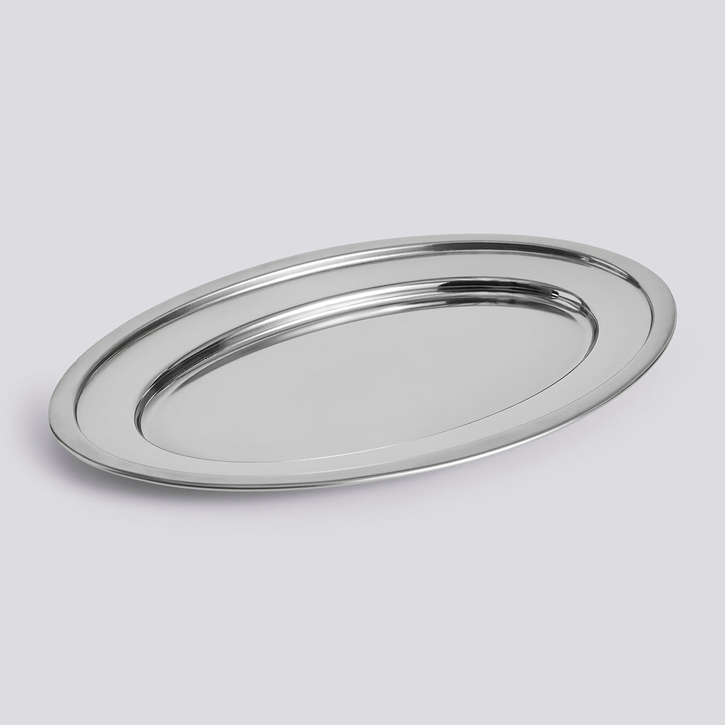 Essential Steel Oval Dish - Large