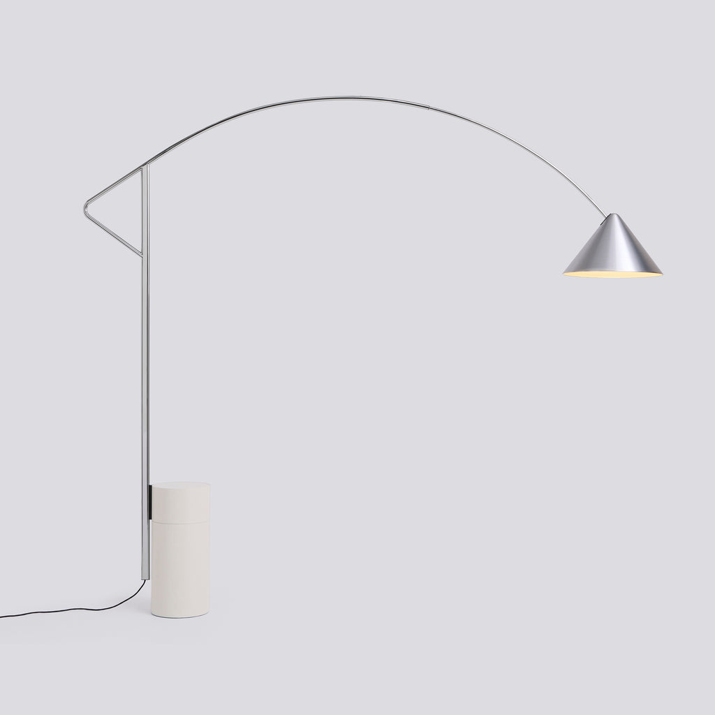 Compass Floor Lamp - Brushed aluminium
