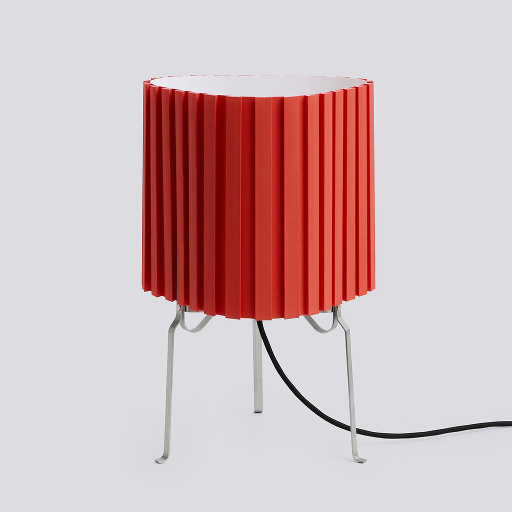 Canelé Table Lamp - Tomato red