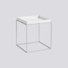 Tray Table Silicon coated steel base - Medium L40 x W40 x H44 - White