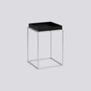 Tray Table Silicon coated steel base - Small High L30 x W30 x H44 - Black
