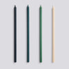 Slim Candle - Set of 4 - Green and dark green