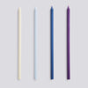 Slim Candle - Set of 4 - Purple and blue