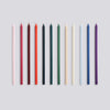 Slim Candle - Set of 12 - Multi