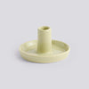 Disc Candleholder - X-Small Slim - Soft pistachio
