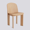 Chisel 65 Chair - Standard glider - Lacquered oak