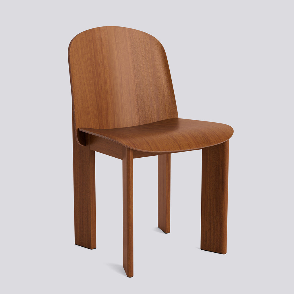 Chisel 65 Chair - Standard glider - Lacquered walnut