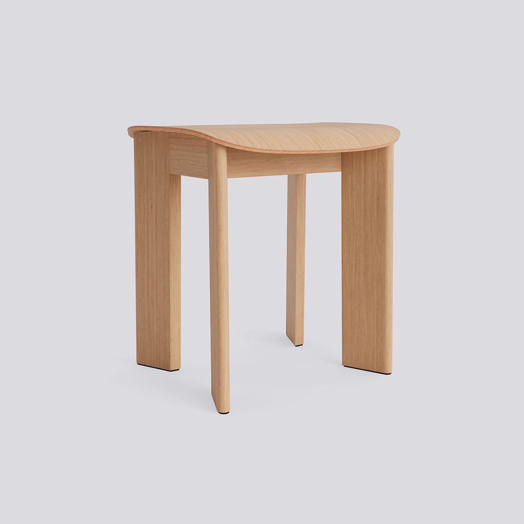 Chisel 10 Stool - Standard glider - Lacquered oak