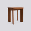 Chisel 10 Stool - Standard glider - Lacquered walnut