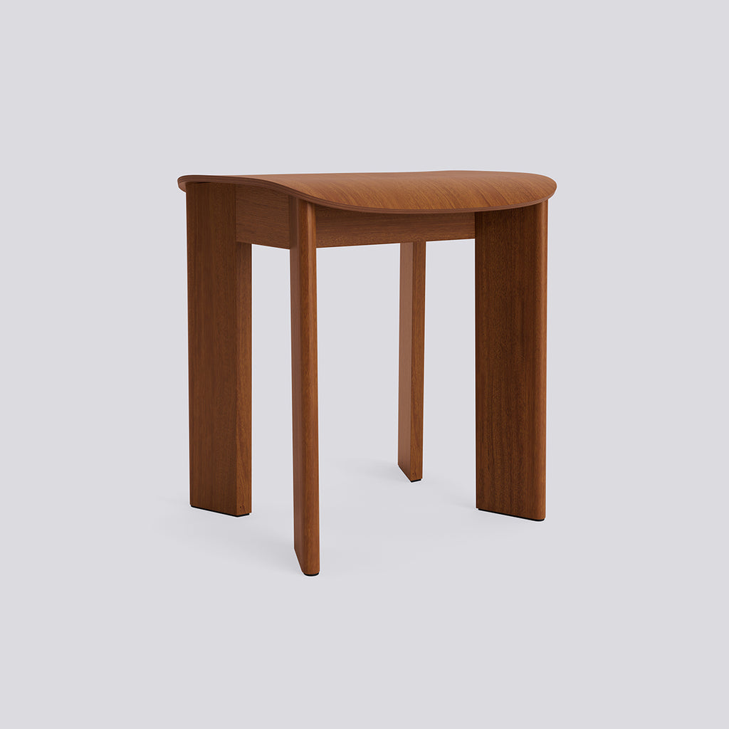 Chisel 10 Stool - Standard glider - Lacquered walnut