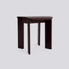 Chisel 10 Stool - Standard glider - Dark bordeaux lacquered beech