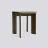 Chisel 10 Stool - Standard glider - Green umber lacquered beech