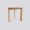 Chisel 20 Table Round - Lacquered oak - Ø90 x H74