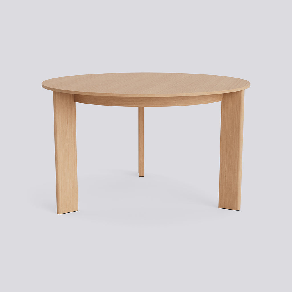 Chisel 20 Table Round - Lacquered oak - Ø127 x H74