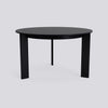 Chisel 20 Table Round - Black lacquered oak - Ø127 x H74