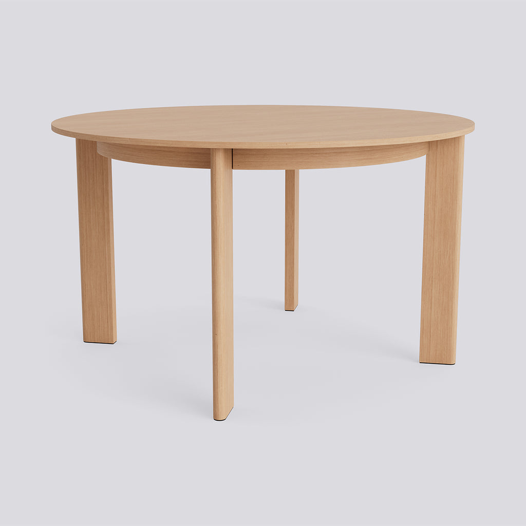 Chisel 25 Table Round - Lacquered oak - Ø127 x H74