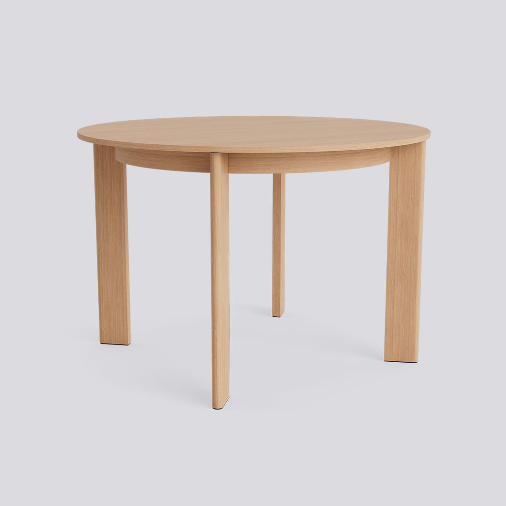 Chisel 25 Table Round - Lacquered oak - Ø110 x H74
