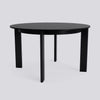 Chisel 25 Table Round - Black lacquered oak - Ø127 x H74