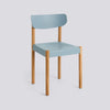 Pack Chair 10 Oiled solid oak 4 leg base Standard glider - Ash blue