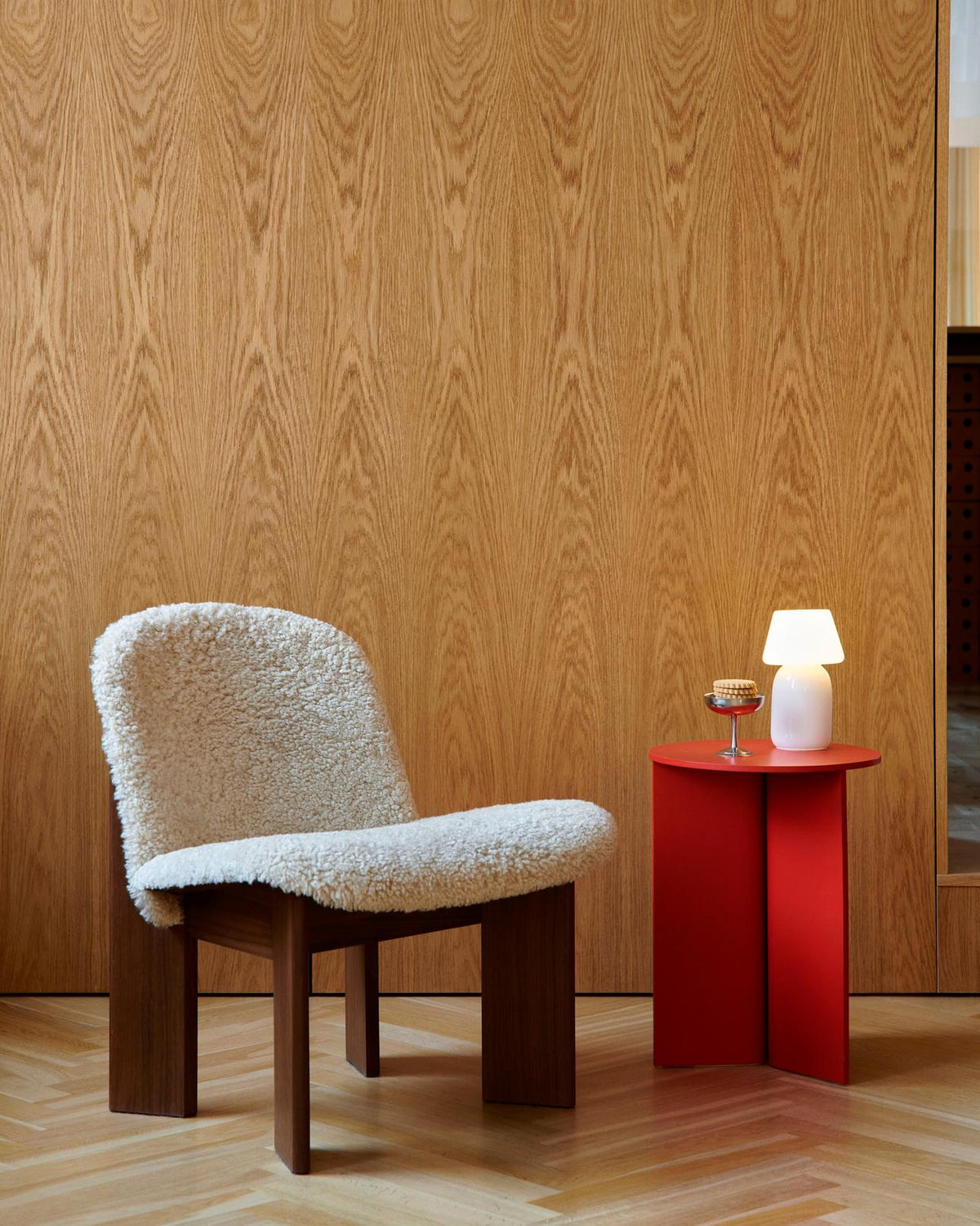 Chisel Lounge Chair with front upholstery – HAY BERLIN